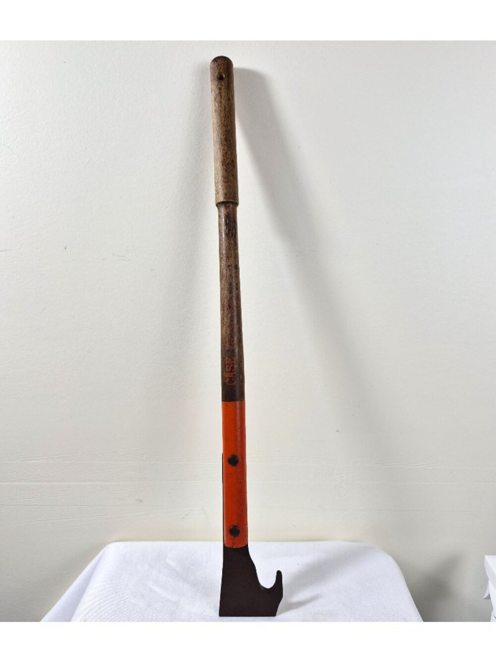 Vintage Case Farm Equipment Advertising Hay Bale Cutter Wood Farm Tool 20"